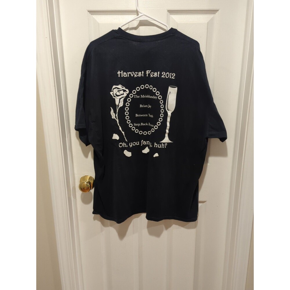 Gildan Tuxedo T-Shirt Black 2XL‎ Novelty Funny  100% heavy cotton - Picture 4 of 5